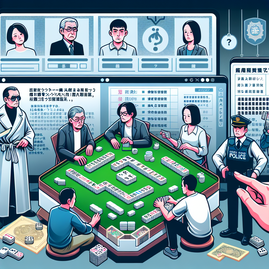 オンラインで「バーチャル麻雀テーブル」を設置し、賭け麻雀で利益を得た疑いで、20代から40代の男女7人が逮捕されました。この逮捕は静岡県と京都府を含む6つの府県警察の合同