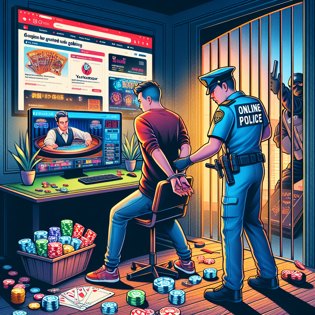 Online casinos live-streamed, YouTuber arrested on suspicion of habitual gambling.