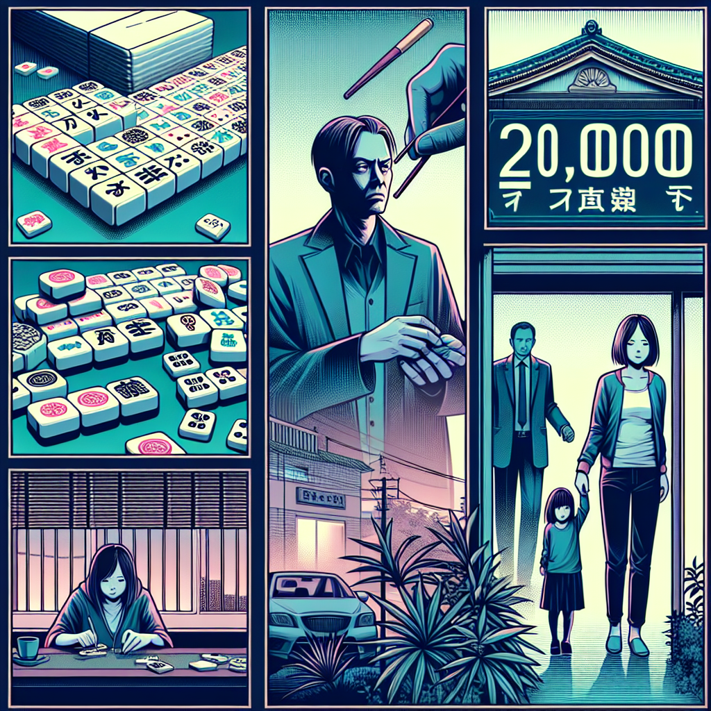 以下のテキストを日本語に翻訳します：

"Gambling in mahjong, a father who racked up 20 million yen in debt as the 'King of Trash,' and a mother who took her high school daughter to illegal gambling dens... The incredibly harsh family environment in which Hiroyuki's wife, Yuko Nishimura, was raised."